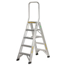 Dubbele trap + kniebeugel - 3 treden-1